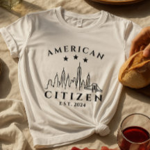 アメリカモダン市民Tシャツ | カスタム年