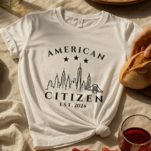 アメリカモダン市民Tシャツ カスタム年 Tシャツ