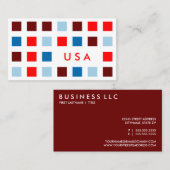 アメリカモダン広場 名刺 (正面/裏面)