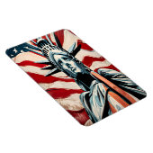 アメリカモダン旗芸術と自由の女神 マグネット (右側)