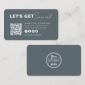 アメリカモダン海軍とのミニマルな関係 名刺 (正面/裏面)