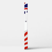 アメリカモノグラムの国旗の愛国心 Case-Mate iPhoneケース (裏面 / 左)