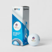 アメリカモノグラムの国旗、統一された州、アメリカ ゴルフボール (パッケージング)