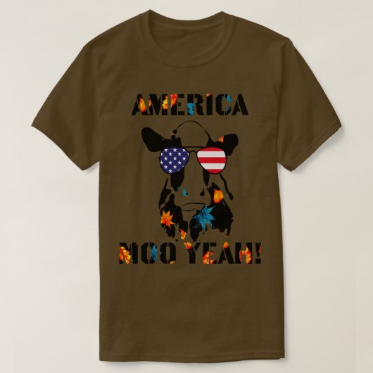 アメリカモーイエイ7月4日 Tシャツ (デザイン正面)