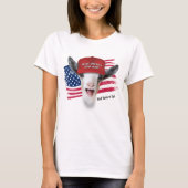 アメリカヤギを再びナイジェリアの矮星にする Tシャツ (正面)