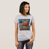 アメリカヤギTシャツ Tシャツ (正面フル)