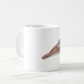 アメリカヨタケの鳥の種の鳥アート コーヒーマグカップ (正面左)