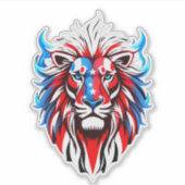 アメリカライオン シール (正面)