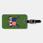 アメリカラクロスラゲッジタグテンプレート ラゲッジタグ (正面横)
