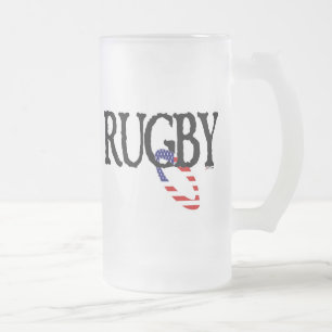 アメリカラグビー- フロストグラスビールジョッキ