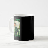 アメリカラッキーを再びトランプSt patricks dayビー コーヒーマグカップ (正面左)