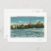 アメリカラピッドのヤギ島ビュー ポストカード (正面/裏面)