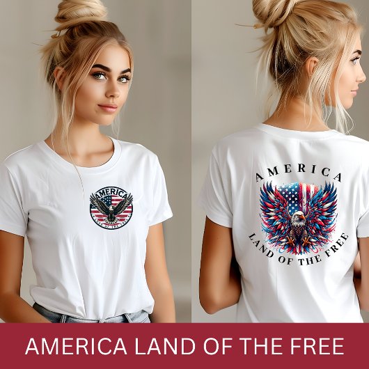 アメリカランド・オブ・ザ・フリーTシャツ Tシャツ