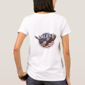 アメリカランド・オブ・ザ・フリーTシャツ Tシャツ (裏面)