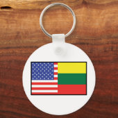 アメリカリトアニア キーホルダー (正面)