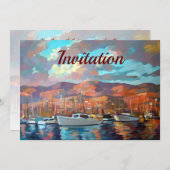 アメリカリビエラ 招待状 (正面/裏面)