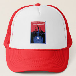 アメリカリブのカ伝統月 キャップ