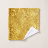 アメリカルート66オートバイ金ゴールドテクスチャ バスタオルセット (ウォッシュタオル)