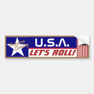 アメリカレッツ転が!バンパーステッカー バンパーステッカー