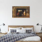 アメリカワイルドウェスト鍛冶屋とカウボーイ キャンバスプリント (インサイチュ (寝室))