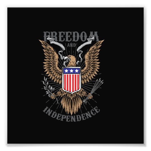 アメリカワシスケッチ フォトプリント            (正面)