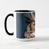 アメリカワシミミズクのポートレート マグカップ (左)