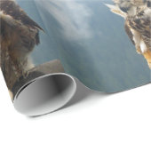 アメリカワシミミズクの包装紙 ラッピングペーパー (ロールコーナー)