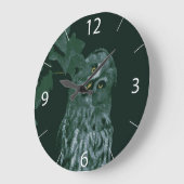 アメリカワシミミズクの壁掛け時計 ラージ壁時計 (傾斜)