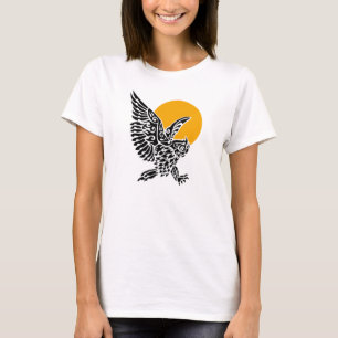 アメリカワシミミズクの種族の入れ墨 Tシャツ