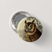 アメリカワシミミズクボタン 缶バッジ (正面&裏面)