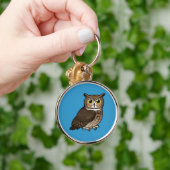 アメリカワシミミズク キーホルダー (手)