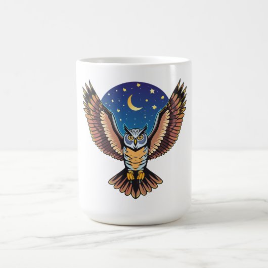 アメリカワシミミズク コーヒーマグカップ (中央)