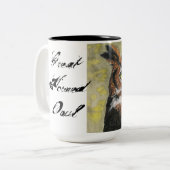 アメリカワシミミズク ツートーンマグカップ (正面左)