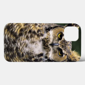 アメリカワシミミズク (Bubo virginianus) フルボディ Case-Mate iPhoneケース (裏面 (横))