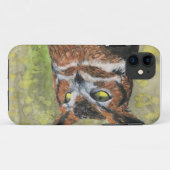 アメリカワシミミズク Case-Mate iPhoneケース (裏面(横))