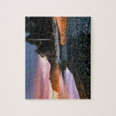 アメリカワシントン州オリンピックNP波が ジグソーパズル (縦)