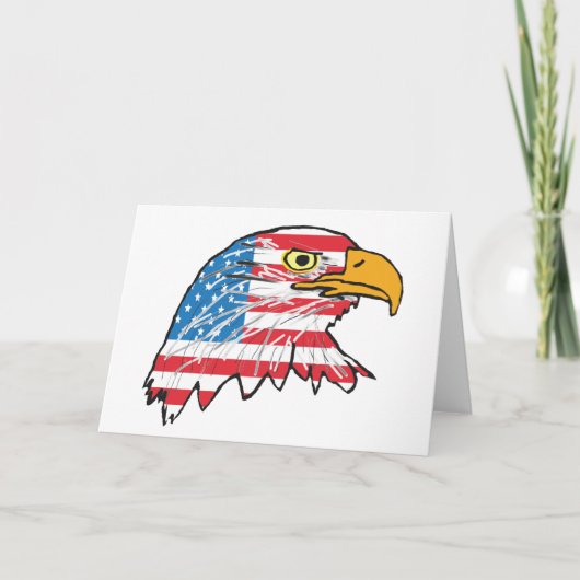 アメリカワシ カード (正面)