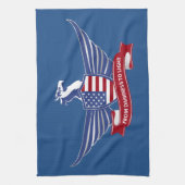 アメリカワシ キッチンタオル (縦)