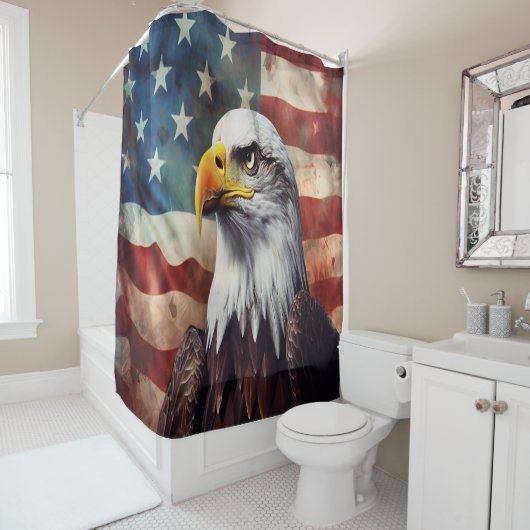 アメリカワシ シャワーカーテン (インサイチュ)