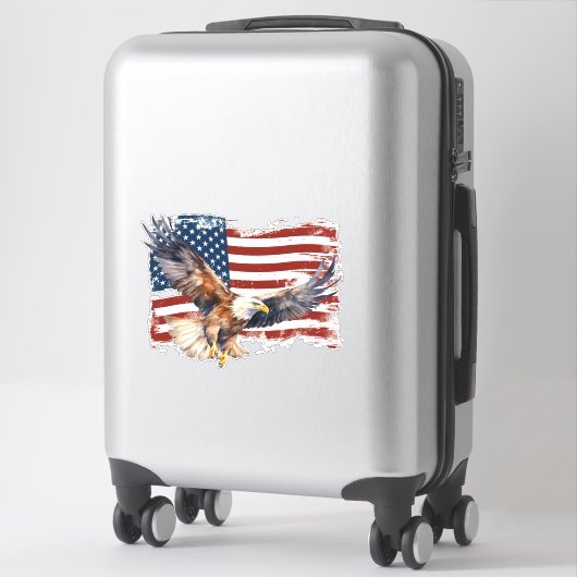 アメリカワシ シール (スーツケース)