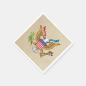 アメリカワシ スタンダードカクテルナプキン (角)