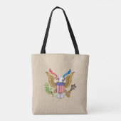 アメリカワシ トートバッグ (裏面)