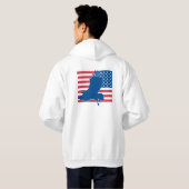 アメリカワシ パーカ (裏面フル)