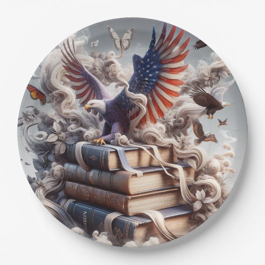 アメリカワシ ペーパープレート (正面)