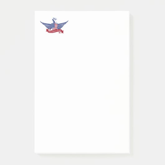 アメリカワシ ポストイット (正面)