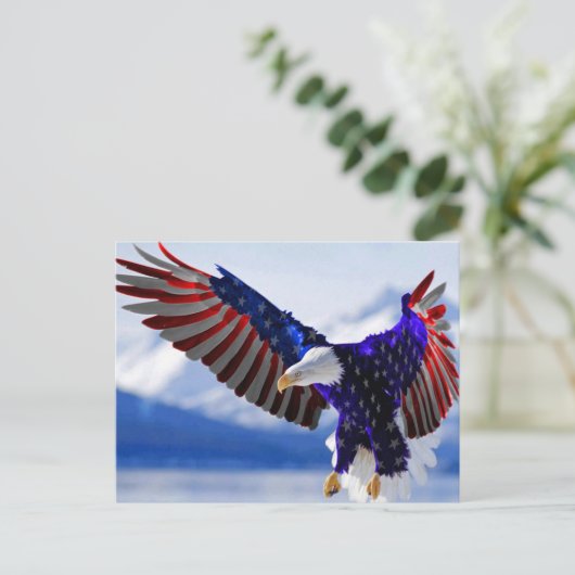 アメリカワシ ポストカード (スタンド正面)