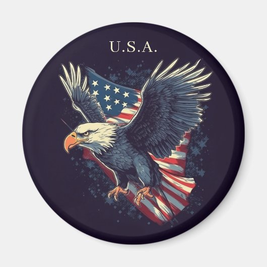 アメリカワシ マグネット (正面)