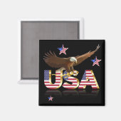 アメリカワシ マグネット (正面/裏面)