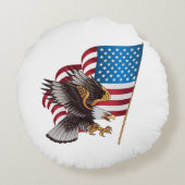 アメリカワシ ラウンドクッション (裏面)
