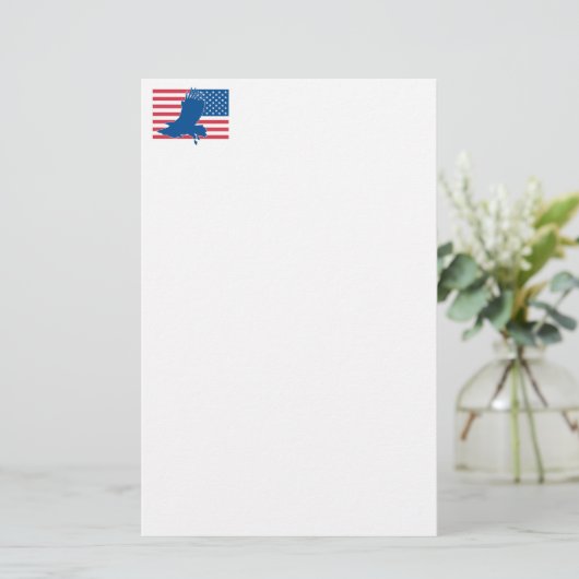 アメリカワシ 便箋 (スタンド正面)